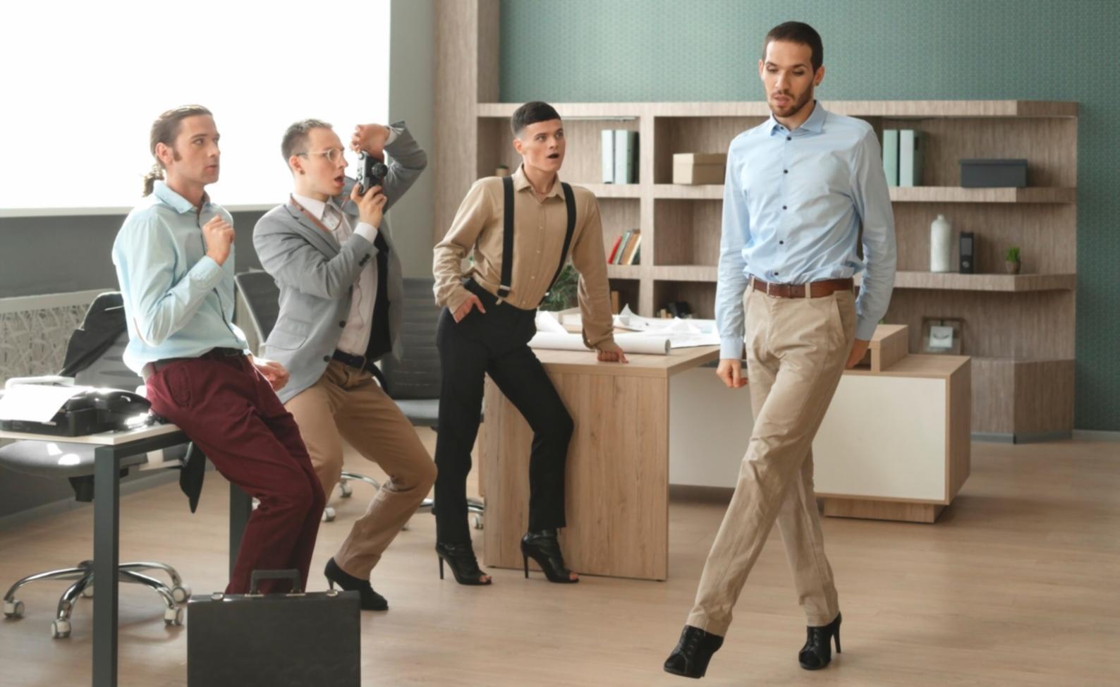 Students learning options trading concepts